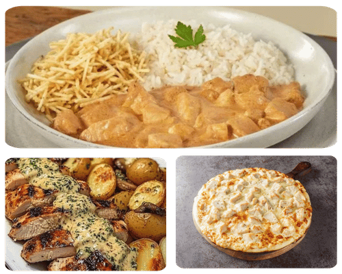 Receita com frango 2